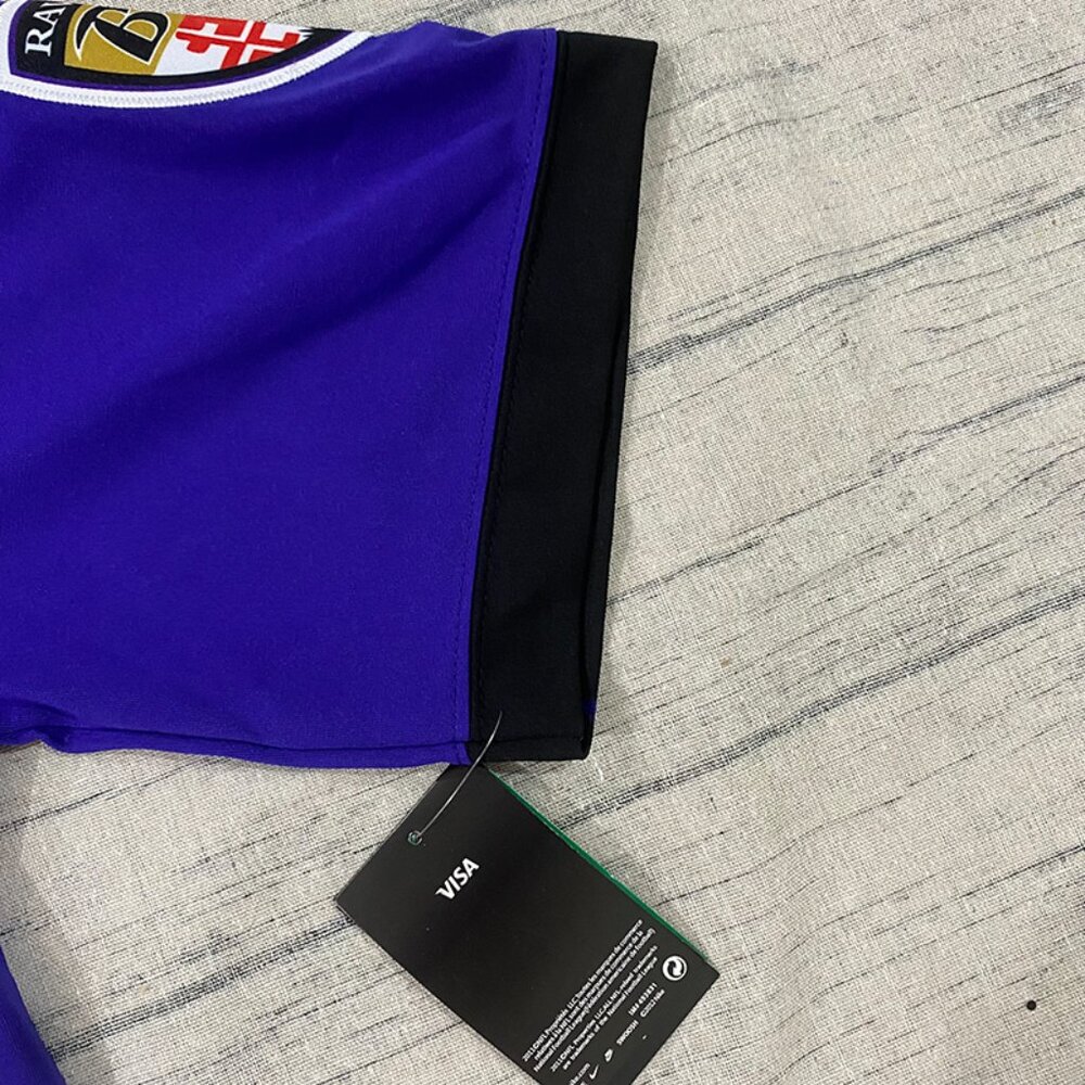 Nike NFL Lamar Jackson Purple Baltimore Ravens Jersey - Picture 5 of 7